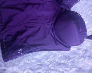 Purple Lace Corset Top