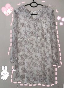 Chic Floral Print Mini Dress