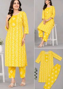 Women kurti set with plazo