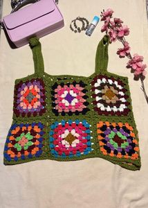 Crochet Square Tank Top