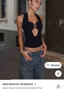 Sexy Black Halter Top