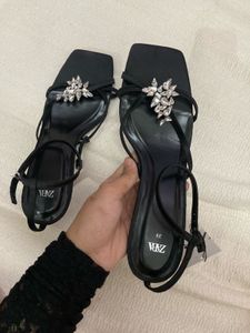 ZARA Sparkling Black Heels - Elegant &amp; Chic
