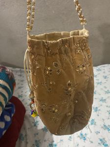 Potli Bag with Intricate Details