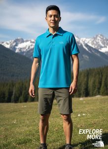 The North Face Blue Polo Shirt