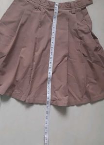 Uniform - 2 brown pleated skirts+free blue skirt