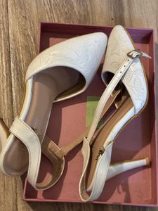 Elegant White Heels