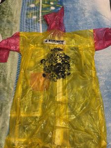 Cute Yellow Kids Raincoat