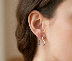 Heart Hoop Earrings