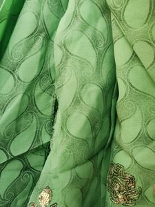 Sea Green Secquence Saree