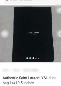 Authentic Saint Laurent Paris Dust Bag