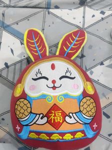 Cute Embroidered Lucky Rabbit Plush