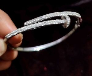 Sparkling Crystal Cuff Bangle