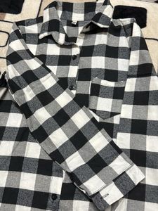 Classic Black &amp; White Checkered Shirt