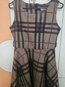 Plaid Fit &amp; Flare Dress