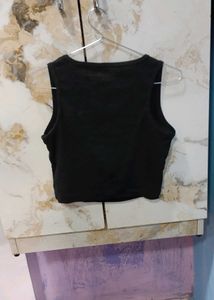 Black 'New York' Graphic Tank Top