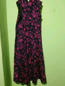 Elegant Floral Print Dress