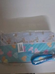 Cute Heart Print Pouch