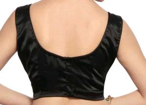 Satin Blouse in Black