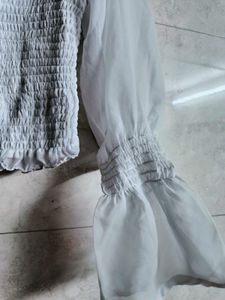 White Crop Top