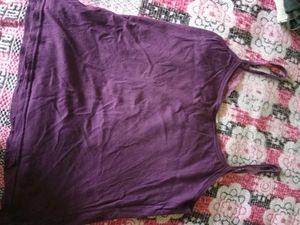 Purple Camisole and slips