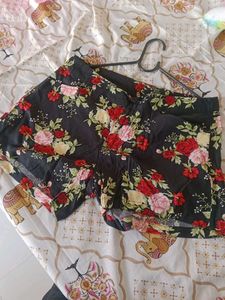 Floral Print Shorts