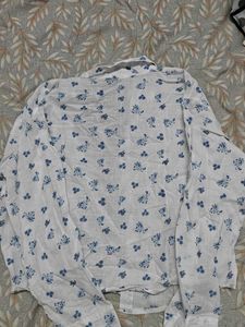 Floral Print Cotton Shirt