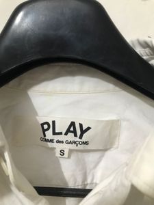 Comme Des Garcons PLAY White Shirt