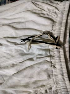 White Corduroy Wide Leg Pants