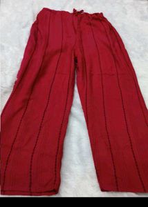 Black kurta with beautiful red palazz