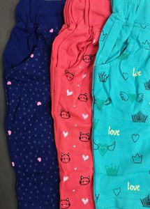 Girls’ Soft Cotton Shorts Pack of 3