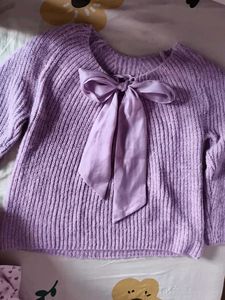 bow knit sweater savana