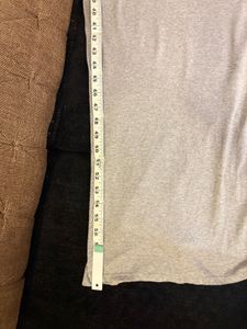 Scrunchie Strap Gray Maxi Dress