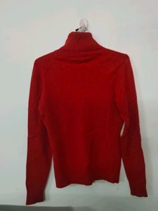 Red Turtleneck Sweater