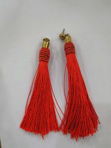 Vibrant Tassel Earrings &amp; Charms Set