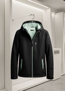 Stylish Black Hooded Jacket