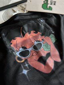 Y2K Betty Boop Graphic ribbed cami Top