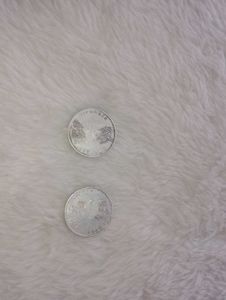 Victoria Queen Old Coin Full Silver ( Pack Of 2)