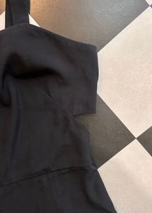 Cutout Black Dress