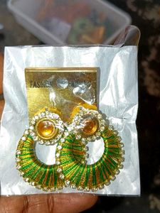 Boho Silk Thread Jhumka Earrings