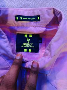 (1 shirt 150rs )blue &Pink Men's Shir
