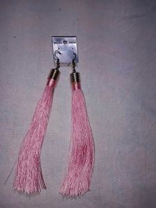 Pink Tassel Fashion Earrings