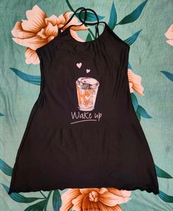Shein Adjustable Spaghetti Strap Graphic Print