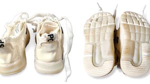 Stylish White Mesh Sneakers