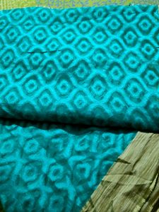 Beautiful And Classy Sea Green Saree