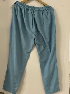 Elegant Teal Kurta Set Chikankari work