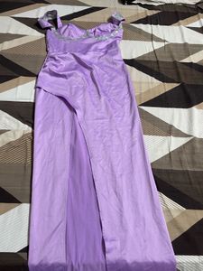 Sparkly Lavender Mini Dress
