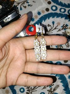 Beautiful Pearl &amp; Stone Jewellery Set