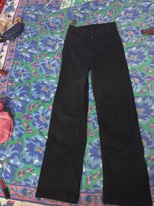 Black Wide Leg Jeans