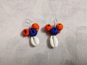 Handmade Seashell Necklace &amp; Earrings Set