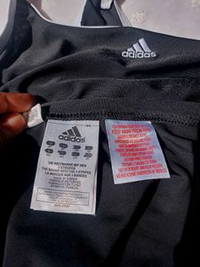 Adidas Black 3-Stripes Bralette Set